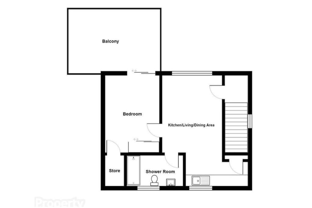 בנגור Skippingstone Beach Loft With Amazing Sea Views מראה חיצוני תמונה